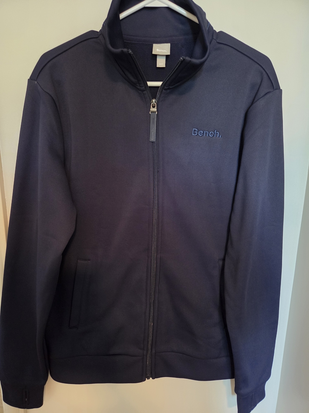 Bench Men's Dark Blue Full-Zip Track Jacket